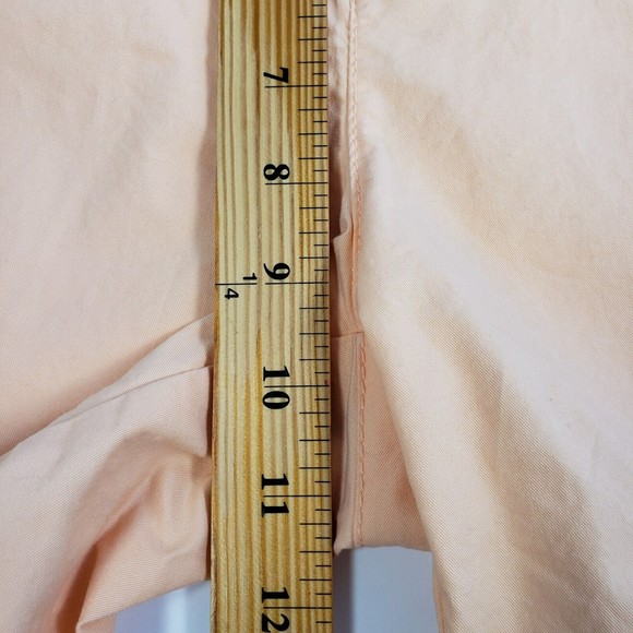 Old Navy Womens Size 8 Orange Chino Mid Rise Shorts Pockets Cotton Stretch - Picture 7 of 10